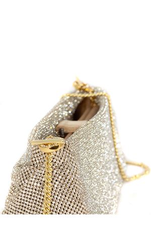 Ondina Valla Morning on Canvas Clutch in rete metallica dorata BENEDETTA BRUZZICHES | 0129109.